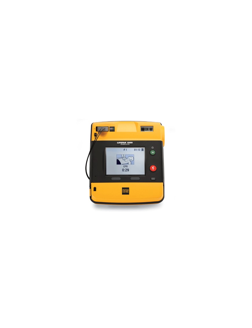 LIFEPAK 1000 Defibrillator with ECG Display & Manual Override