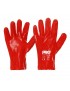 Red PVC Gloves 27cm 12pk