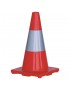 Orange PVC Traffic Cone / Reflective Tape 450mm