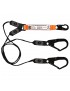 Elite Double Leg Shock Absorbing Webbing Lanyard With Hardware SN & SD X2