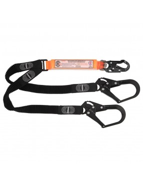 Elite Double Leg Elasticated Lanyard With Hardware SN & SD X2