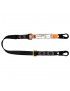 Elite Single Leg Shock Absorbing 2M Adjustable Lanyard With Hardware SN X2