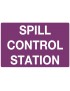 Emergency Information Sign - Spill Control Station - Cytotoxic  Metal