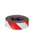 Self Adhesive Reflective Hazard Tape Red & White 50mx50mm