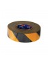 Self Adhesive Reflective Hazard Tape Yellow & Black 50mx50mm