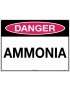 Danger Sign -  Ammonia  Poly
