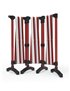 Port a guard Utility Expandable Barriers 3x2.5m Red/Black