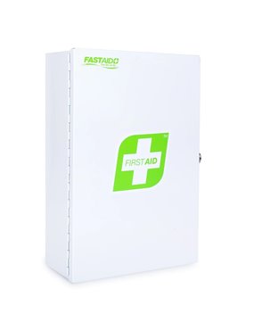 Empty Metal First Aid Cabinet