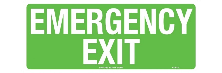 Exit/Entry Signs